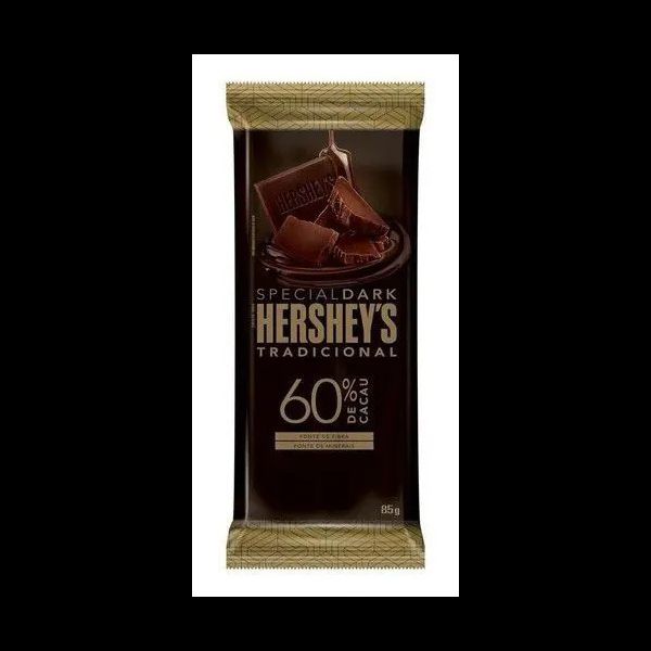 CHOCOLATE DARK 60% 85G HERSHEYS - 526142 - CHOKDOCE