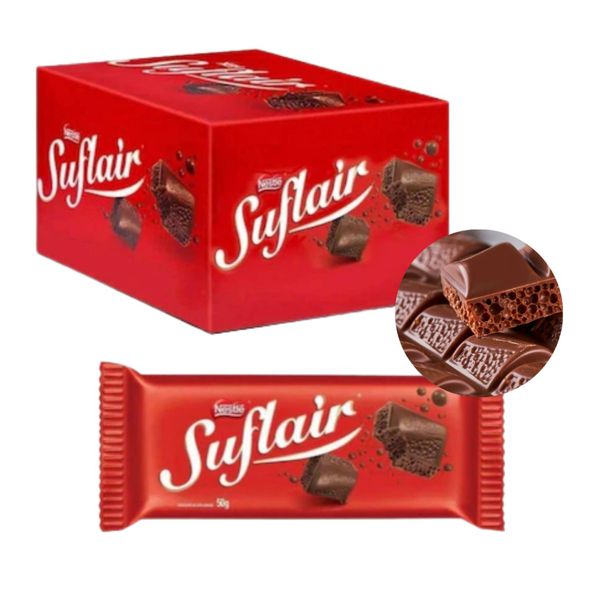 CHOC SUFLAIR AO LEITE 20X50G NESTLE - 53587 - CHOKDOCE