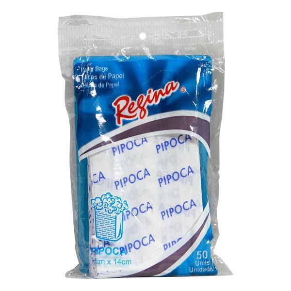 SACO PAPEL PIPOCA C/50 REGINA - 102896 - CHOKDOCE