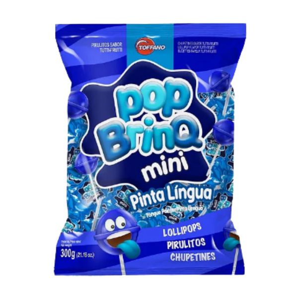PIRULITO POP BRINQ MINI PINTA LINGUA 300G TOFFANO - 587150 - CHOKDOCE