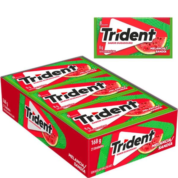 CHICLE TRIDENT MELANCIA 8G - 66389 - CHOKDOCE