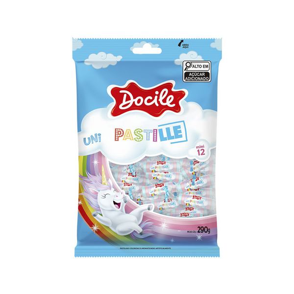 PASTILHA MINI 12 SORTIDA UNICORNIO 290G DOCILE - 385435 - CHOKDOCE