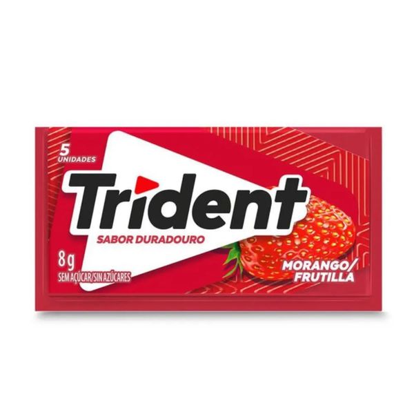 CHICLE TRIDENT MORANGO 8G - 66358 - CHOKDOCE