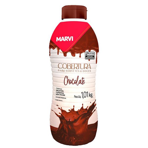 COBERTURA PARA TSORVETE CHOCOLATE 1.1KG MARVI - 52498 - CHOKDOCE