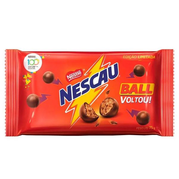 CHOC TABLETE NESCAU BALL 75G NESTLE - 517287 - CHOKDOCE