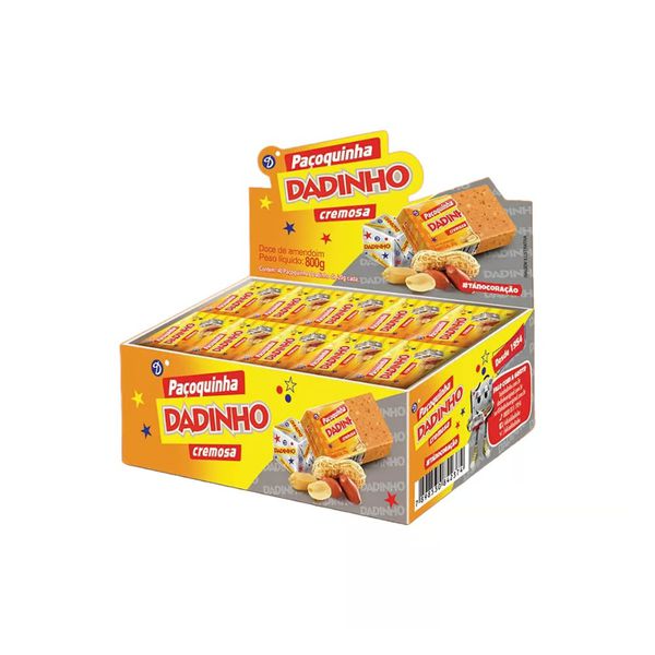 PAÇOCA DADINHO QUADRADA 800G - 671811 - CHOKDOCE
