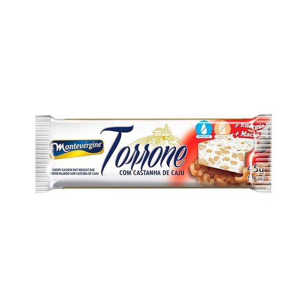 TORRONE C/CASTANHA DE CAJU 45G MONTEVERGINE - 90483 - CHOKDOCE