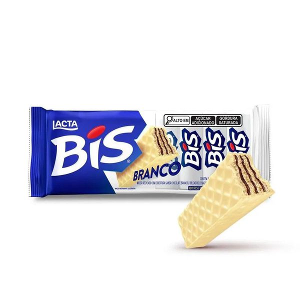 BOMBOM BIS BRANCO 100.8G LACTA - 681759 - CHOKDOCE