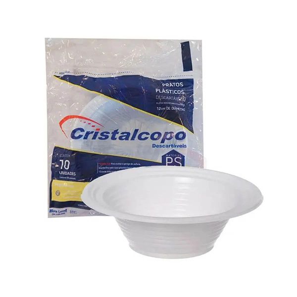 PRATO BRANCO PF 12 C/10 CRISTALCOPO - 319577 - CHOKDOCE