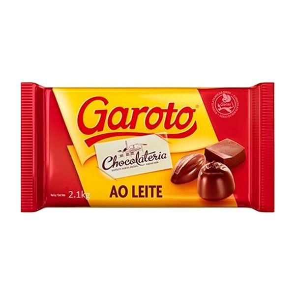 CHOC AO LEITE 2.1KG GAROTO - 51088 - CHOKDOCE
