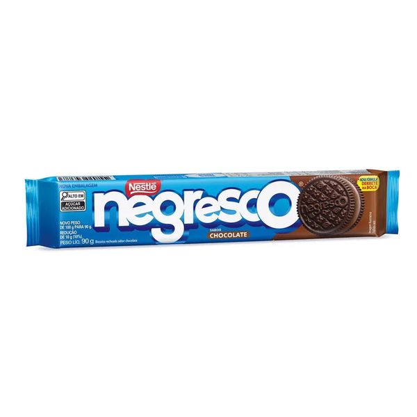 BISCOITO NEGRESCO CHOCOLATE 90G NESTLE - 569262 - CHOKDOCE