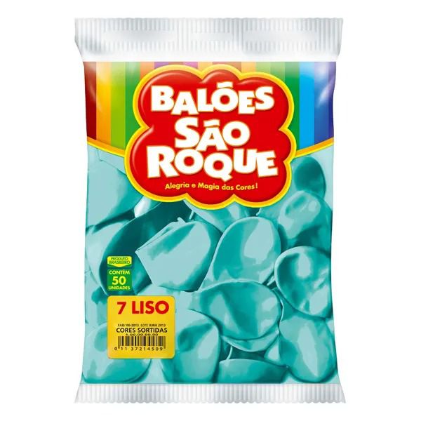 BALOES N°7 C/50 SAO ROQUE AZUL TURQUESA - 100397 - CHOKDOCE