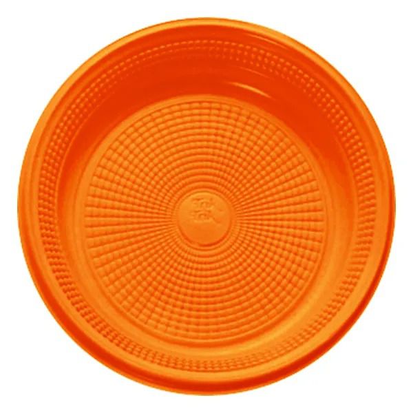PRATO BIODEGRADÁVEL LARANJA PB 15 TRIK TRIK - 471121 - CHOKDOCE