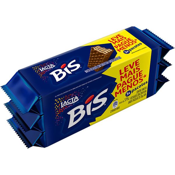 BOMBOM BIS AO LEITE MULTIPACK LACTA - 693400 - CHOKDOCE