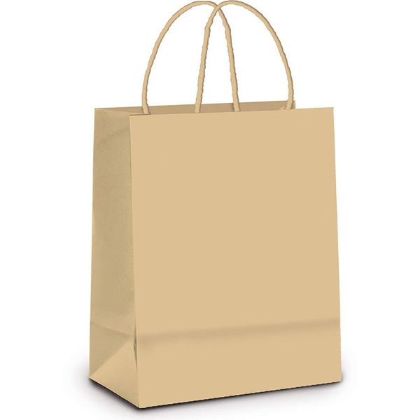 SACOLA PAPEL KRAFT PARDO GG CROMUS - 390484 - CHOKDOCE