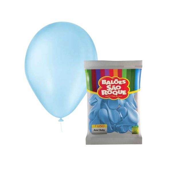 BALOES N°7 C/50 SAO ROQUE AZUL BABY - 100366 - CHOKDOCE