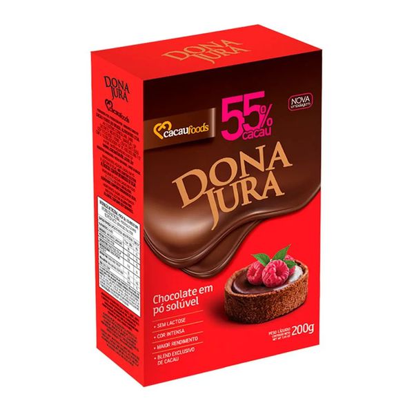 CHOC PO SOLUVEL 55% CACAU 200GR CACAU FOODS - 599030 - CHOKDOCE