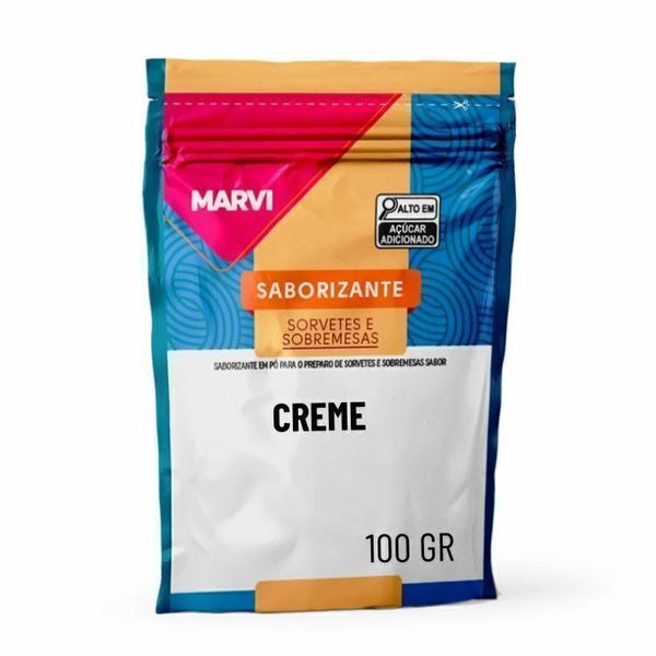 BASE P SORVETE CREME 100G MARVI - 52207 - CHOKDOCE