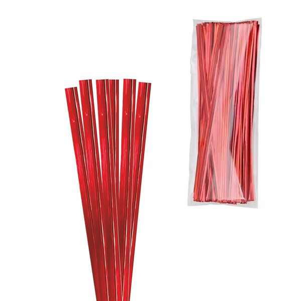 FECHO PRATICO CROMUS 7MMX30CM C/100 VERMELHO - 193450 - CHOKDOCE