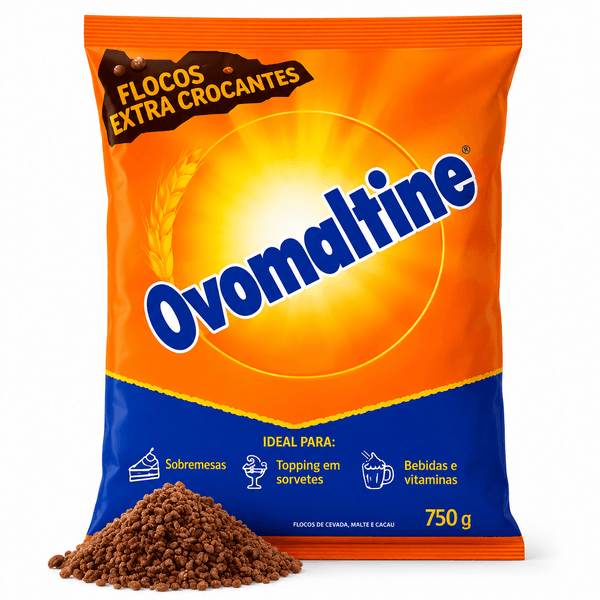 OVOMALTINE 750G FLOCOS CROCANTE - 444439 - CHOKDOCE