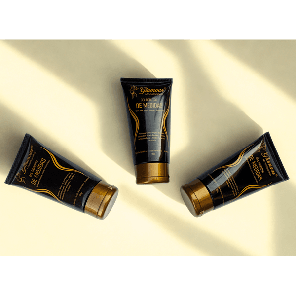 Kit 3 Gel Redutor de medidas Glamour