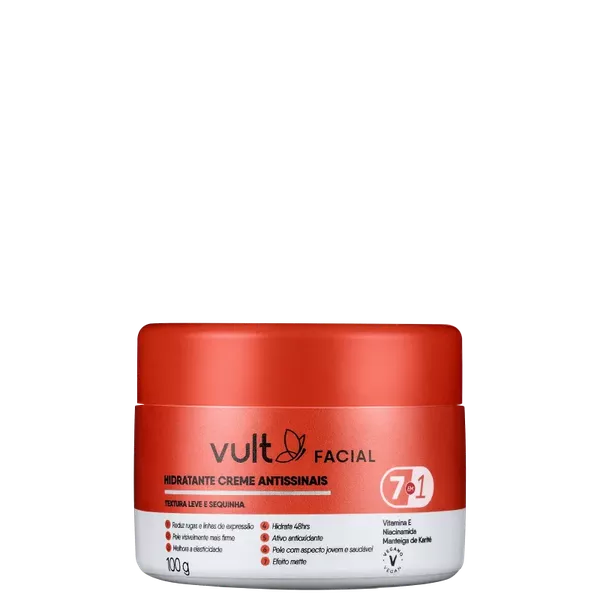 VULT Hidratante Creme Antissinais Facial 100g