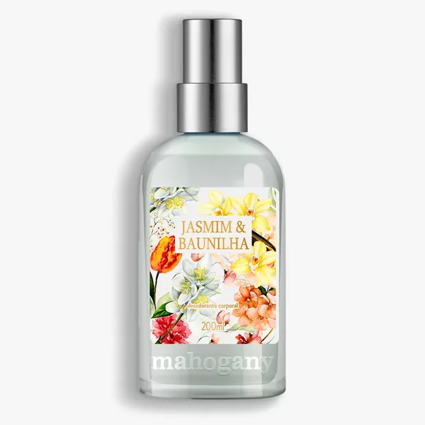 Mahogany Colônia Jasmim e Baunilha 200ml