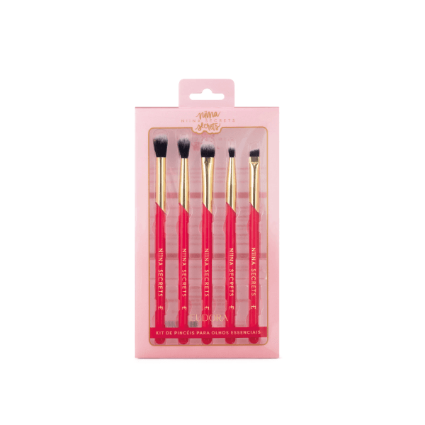 Eudora By Niina Secrets Kit de Pinceis Para Olhos Com 5 Unidades