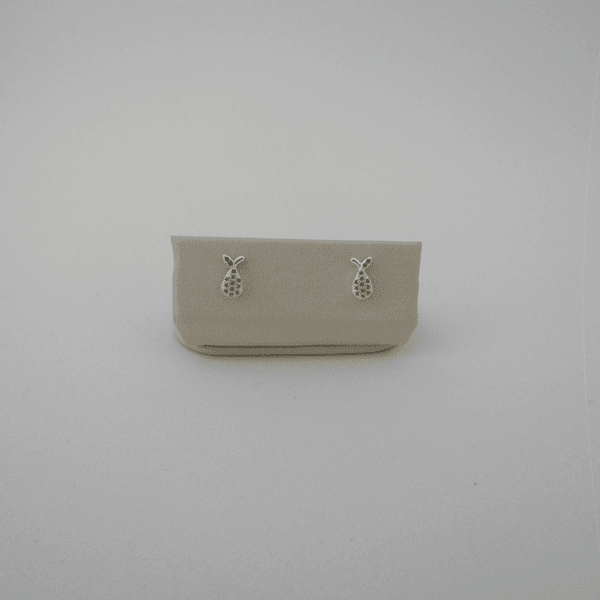 Brinco Pera Mini Zirconia Amarela e Verde