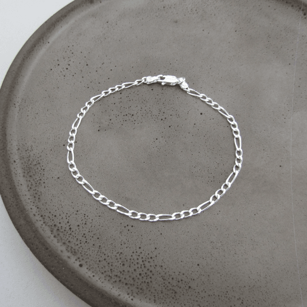 Pulseira 3em1 Masculina 2,5mm 20cm