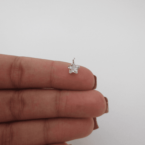 Pingente Ponto De Luz Estrela Pequenas