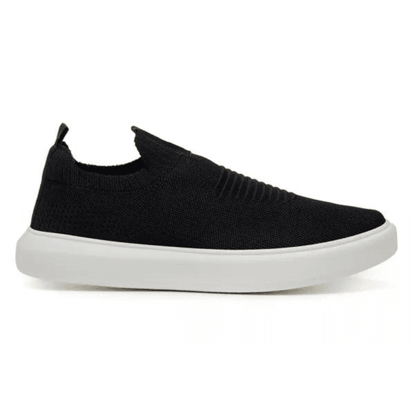  Sapatênis Casual Masculino CNS knit Preto