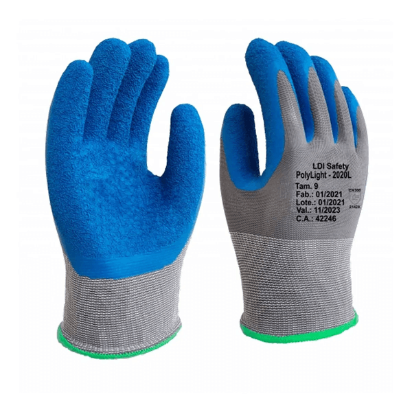 Luva de Segurança Antiderrapante POLYLIGHT 2020L - Tamanho M