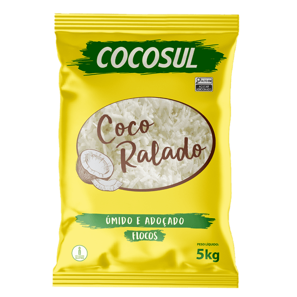 COCO FLOCOS UMIDO E ADOCADO 5KG COCOSUL 