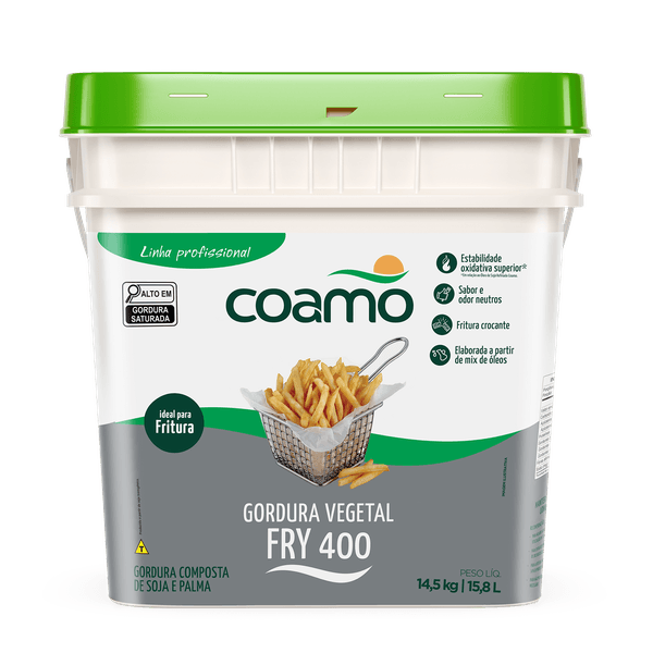 GORDURA VEGETAL FRY 400 14,5KG COAMO