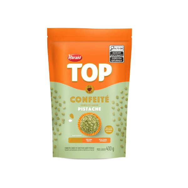 TOP CONFEITE SABOR PISTACHE 400G HARALD