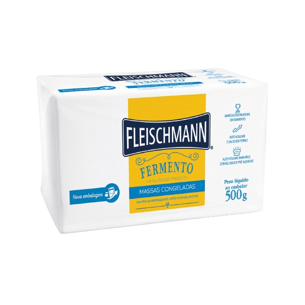 FERMENTO FRESCO 500 GR MASSA CONGELADA FLEISCHMANN