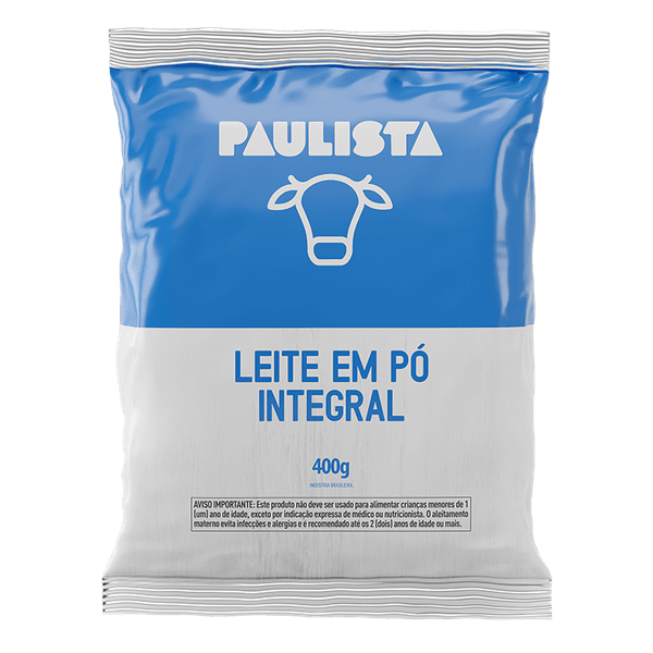 LEITE EM PO INTEGRAL 400 GR PAULISTA TIROL