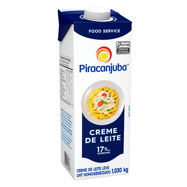 CREME DE LEITE 17% 1,03KG PIRACANJUBA