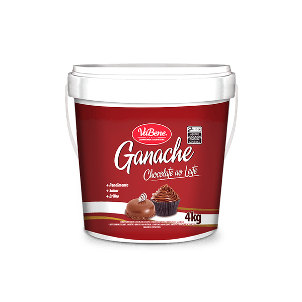 GANACHE SABOR CHOCOLATE AO LEITE 4KG VABENE