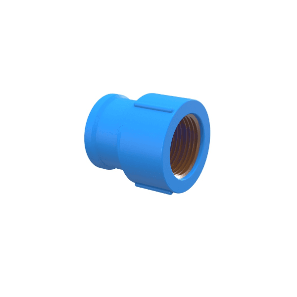 Luva Em PVC Soldável Com Bucha De Latão Azul - Tigre