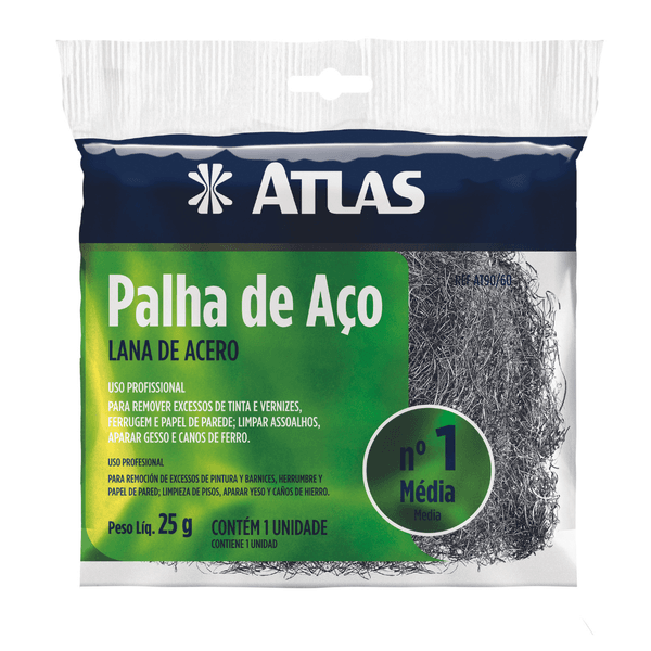 Palha de Aço nº1 - Atlas 90/60