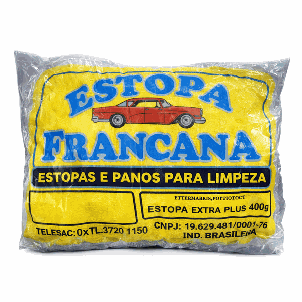 Estopa 1Kg P/Polimento e Limpeza - FRANCANA