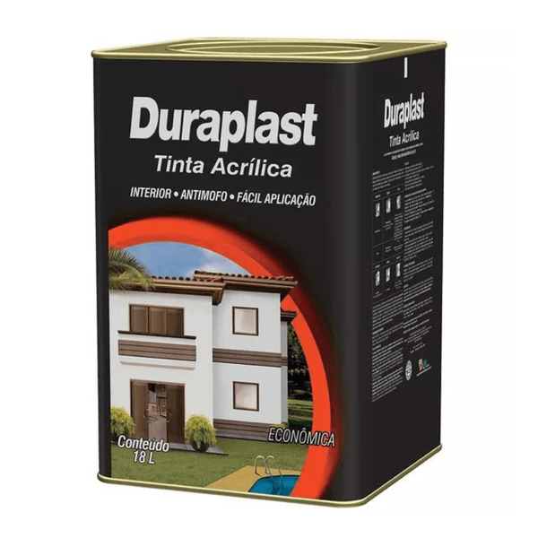 Tinta Acrílica Fosco Duraplast 18L - (Escolha Cor) *