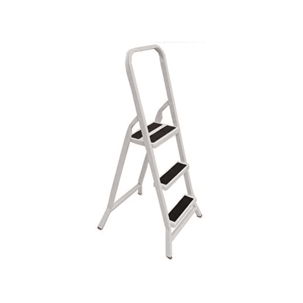 Escada de 3 Degraus para Uso Doméstico Dobrável de Ferro