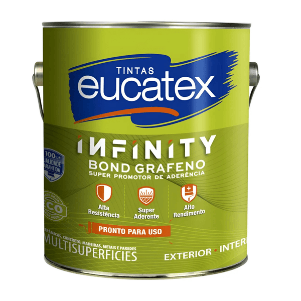 Promotor de Aderência Cinza 3 Litros - BOND GRAFENO - INFINITY EUCATEX
