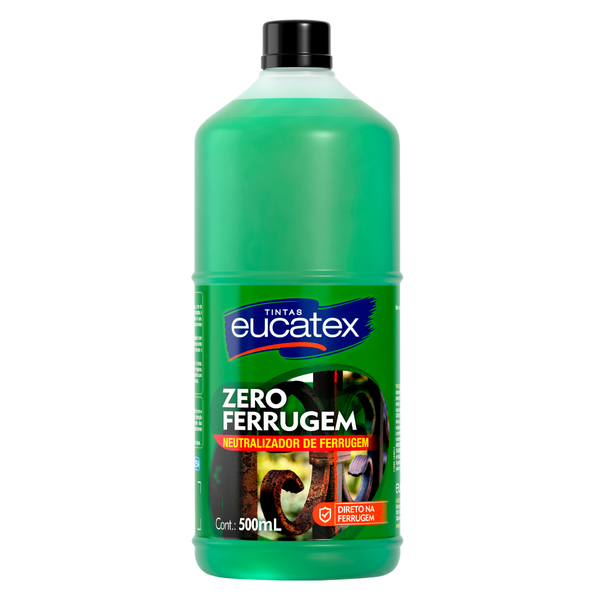 Removedor de Ferrugem 500ml - ZERO FERRUGEM - EUCATEX