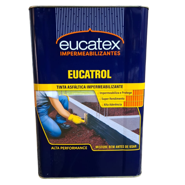 Impermeabilizante Asfáltico 18 Litros - EUCATEX - EUCATROL