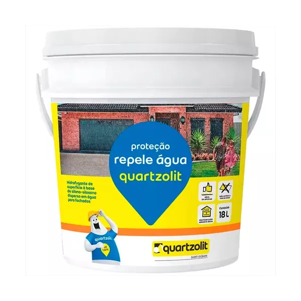 Repele Água Hidrofugante 18 Litros - QUARTZOLIT