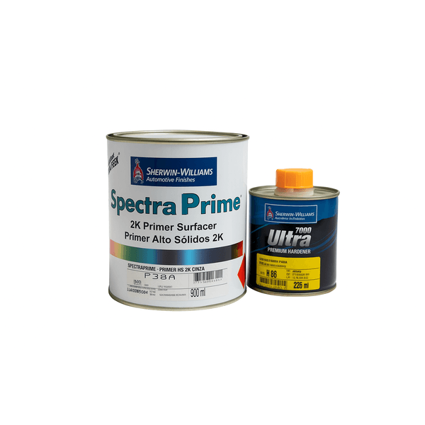KIT Fundo Primer PU Cinza OP30A 900ml Spectraprime + Endurecedor 00h38 225ml - LAZZURIL SHERWIN WILLIAMS
